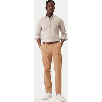 Pánské oblečení BOSS Košile H-Roan 50556085 Béžová Slim Fit XL