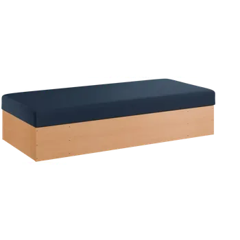 Sedací souprava DITA rošt, válenda korpus buk, látka BEST 20 - látka modrá