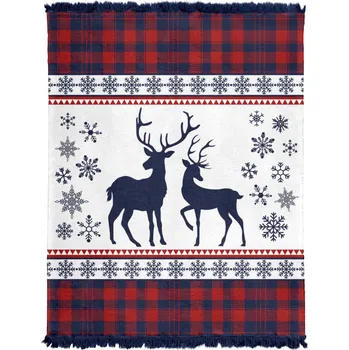 Prostěradlo Přehoz na Postel / Deka Bavlna Akryl Orvieto 150x200 cm