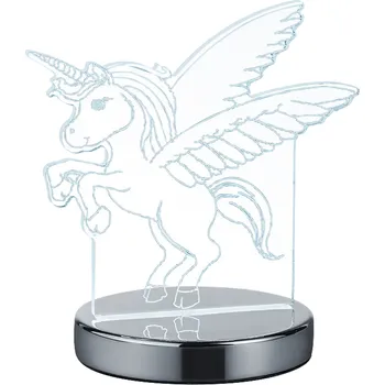 Trio Leuchten Dekorační svítidlo jednorožec, teplá až studená bílá, 7 W&nbsp;R52491106