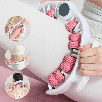 Masážní přístroj MASÁŽNÍ PŘÍSTROJ NA TĚLO ANTICELULITIDNÍ RUČNÍ VÁLEČEK PRO MASÁŽ S MASÁŽÍ