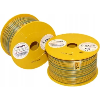 elektrický kabel Kabel LGY/H05V-K 1,50 mm2 100 m Žluto-Modrý