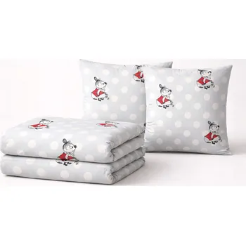 Povlečení Povlečení Malá Mumínci Mumínek 160 x 200 bavlna BEZPEČNÉ TEXTILIE