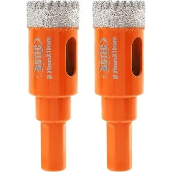 Vrtáky Bgtec DBT1020U2 2 Ks