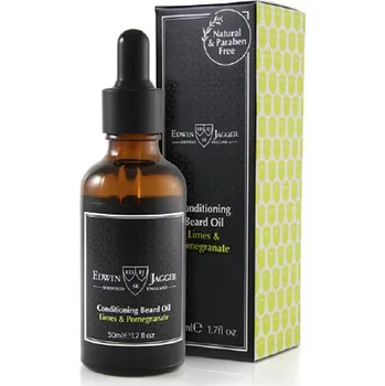 Edwin Jagger Limes and Pomegranate olej na vousy 50 ml