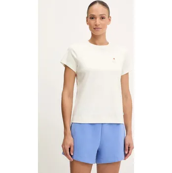 Bavlněné tričko adidas Cat JV8515 béžová 01X, vel. M