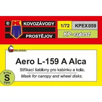 Plastikový model 1/72 Canopy&wheel mask L-159A Alca