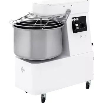Spirálový mixér s pevnou dvourychlostní mísou, 48 l, Prismafood, 128 kg/h, 48L, 400V/2200W, 480x805x(H)850mm | 1I056060