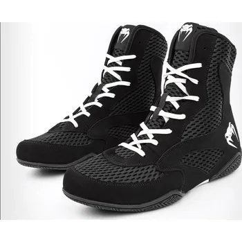 Boxerská obuv VENUM Boxerské boty Contender - černo/bílé 42