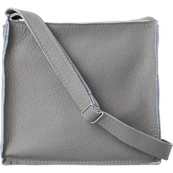 Trendbag Kožená kabelka Folk 1 - Light Grey