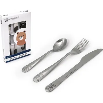 Příbor Příbor dětský 3dílný Medvídek, nerez
