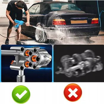 Vysokotlaký čistič AKUMULÁTOROVÁ TLAKOVÁ MYČKA 48V 300W S PĚNOVOU TRYSKOU NA TERASY