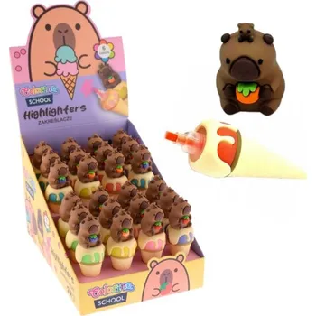 Zvýrazňovač Zvýrazňovač Colorino Capybara 6 odstínů, mix