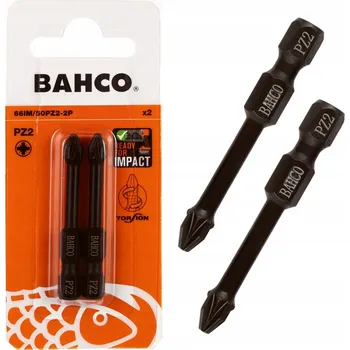 Bit BAHCO 66IM/50PZ2-2P Rázový bit PZ2 x 50 mm 2 ks