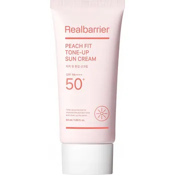 Opalování REAL BARRIER PEACH Hydratační opalovací krém SPF 50+ PA++++