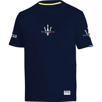 Sparco Tričko Maserati Corse Tmavě modrá XXL