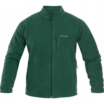 Pánská mikina Fleecová Mikina Mikina fleecová rozepínací Columbia Fast Trek II - Rain Forest XXL