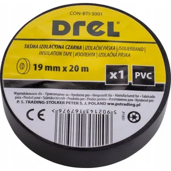 Izolační páska Páska z PVC/PVC Drel 19 mm x 20 m