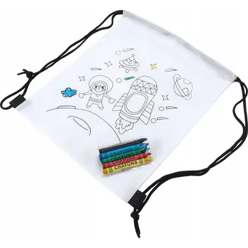 Obraz PYTEL + PASTELKY K VYBARVENÍ Vak Batoh Do Školy Školky TV