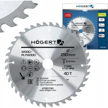 Pilový kotouč Pilový kotouč s vidiovými zuby 250x40Tx30 HT6D790