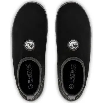 Pracovní obuv Dětské vodní boty REGATTA JETTY, černé, nazouvací vel. 32