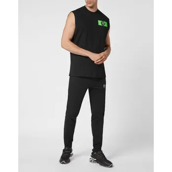 Plein Sport Tank top 8221 Černá Regular Fit 3XL