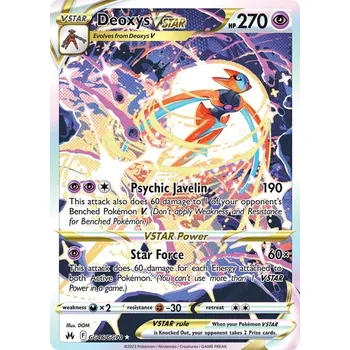 Sběratelská karetní hra Deoxys VSTAR GG46/GG70 - Crown Zenith