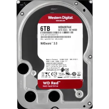 Interní pevný disk Pevný disk Western Digital WD Red WD60EFAX 6TB SATA III 3,5"