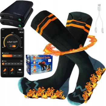 Dámské ponožky PONOŽKY DÁMSKÉ PONOŽKY S APLIKACÍ PRO NASTAVENÍ TEPLOTY