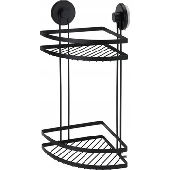 Polička kovová rohová 26 x18 x 37 cm