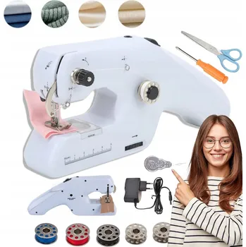 MINIATURNÍ ELEKTRICKÝ ŠICÍ STROJ LEHKÝ, VÝKONNÝ A ERGONOMICKÝ