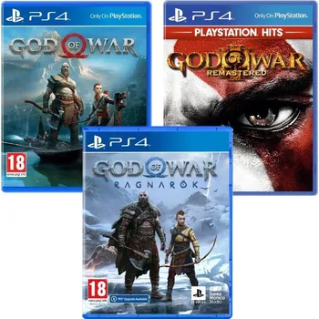 Hra pro PlayStation 4 God of War Triple Pack (PS4)