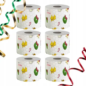 Toaletní papír Suchý toaletní papír bez vůně Glimmerstone 6 ks