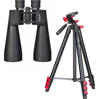 Dalekohled Sada binokulárního dalekohledu a stativu Levenhuk Bruno BASE 15x70