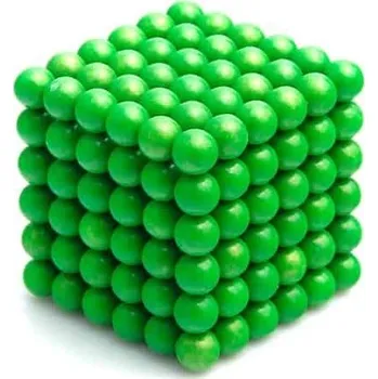 ostatní stavebnice NEOCUBE KULIČKY MAGNETICKÉ STAVEBNICE 216 KUSŮ 3MM NEODYMOVÉ FLUO ZELENÉ