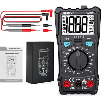 IP kamera Multimetr Měřič proudu Mestek DM90E LED NCV Diody Svítilna