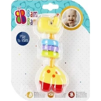 Hračka pro kojence PŘEKVAPENÍ PRO DÍTĚ HRAČKA CHRASTÍTKO ŽIRAFA BAM BAM DÁREK