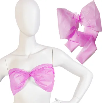 Dámské spodní prádlo JEDNORÁZOVÁ KOSMETICKÁ PODPRSENKA UNIVERZÁLNÍ RŮŽOVÁ 10 ks