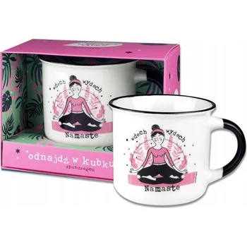 Hrnek PAN Dragon Good Vibes Namaste keramický 350 ml