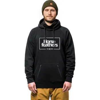 Pánské oblečení Technická mikina Horsefeathers Sherman black M 2026 - Odesíláme do 24 hodin