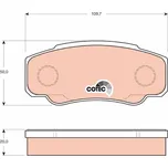 Sada brzdových destiček, kotoučová brzda LUCAS GDB3441
