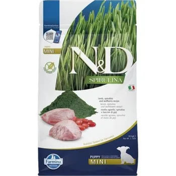 Krmivo pro psa N&D Grain Free Spirulina Dog Puppy Mini Lamb & Goji 800g