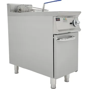fritéza DASgastro Elektrická fritéza 1×28 l se skříní (12kW)