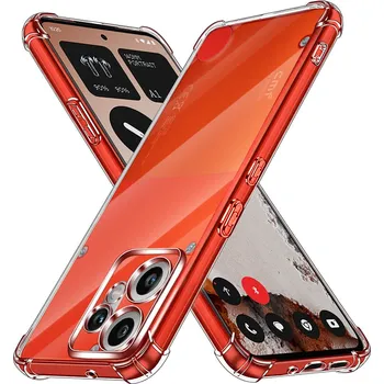 Pouzdro na mobilní telefon Techsuit Shockproof průhledný silikonový obal Nothing CMF Phone 2 Pro průhledný