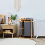 HOMCOM Bambusový koš na prádlo 496217