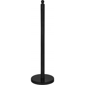 Držák se zásobníkem na toaletní papír SPRINGOS TS0012 černý