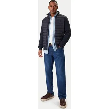 Tommy Hilfiger Bunda pro přechodné období Mix Media Ess MW0MW41329 Tmavomodrá Regular Fit XXL