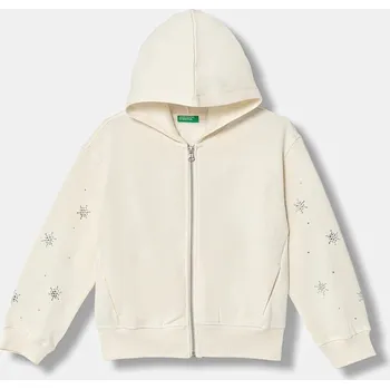 Chlapecká mikina Dětská mikina United Colors of Benetton 3J73C505R.G.Seasonal béžová 02X, vel. 122