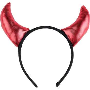 Karnevalový doplněk Čertovské rohy, velké, černá červená