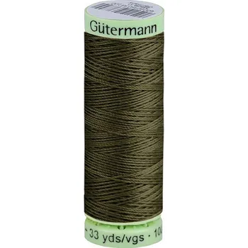 Nit Polyesterové nitě Gütermann Jeans návin 30 m, střední, 269 olivová tmavá